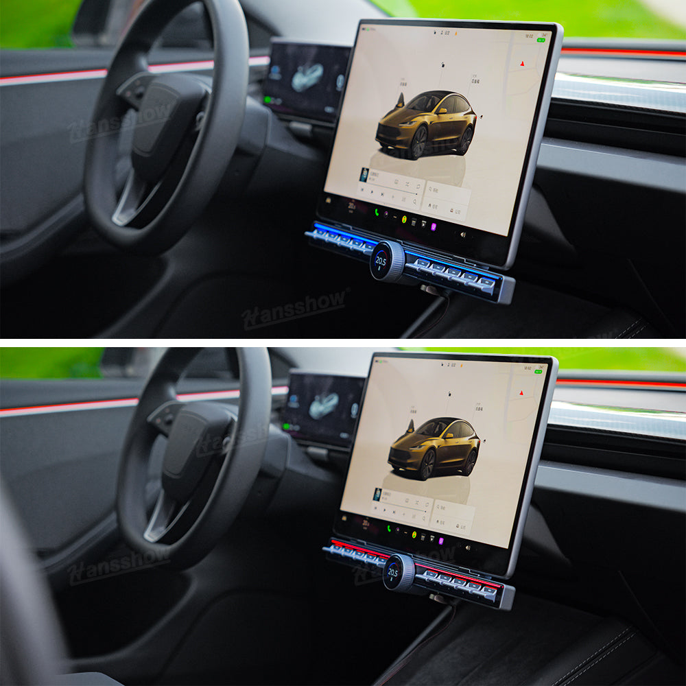 Center Console Control Button for Tesla Model Y/3 - Minimalist design