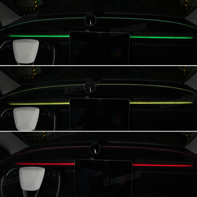 Model Y Juniper Ambient Light 3.0 showcasing throttle-responsive effects