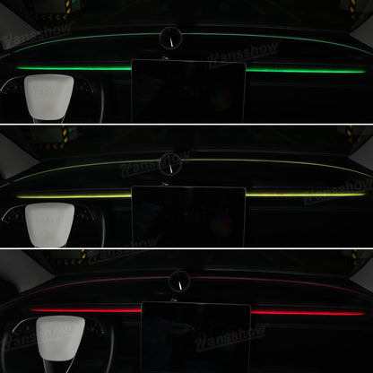 Model Y Juniper Ambient Light 3.0 showcasing throttle-responsive effects