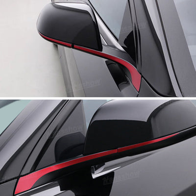 Model Y Juniper PPF Rearview Mirror Cover Trim detail shot