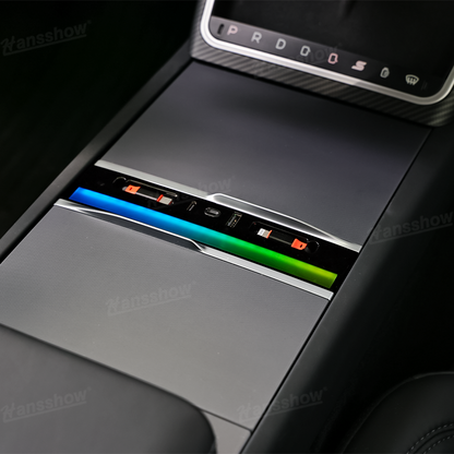 Model Y Juniper USB Hub & OBD Hub Adapter in action