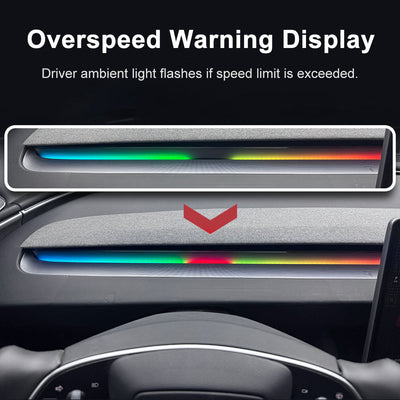 Model Y Juniper Ambient Light 3.0 in action during driving