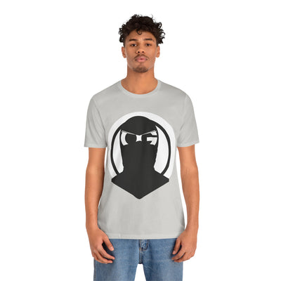 OG Logo Tee side view in dark grey heather