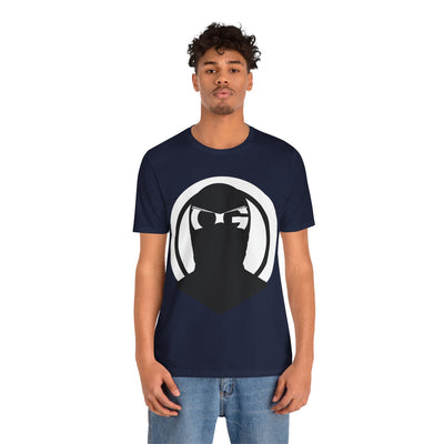 OG Logo Tee back view in silver