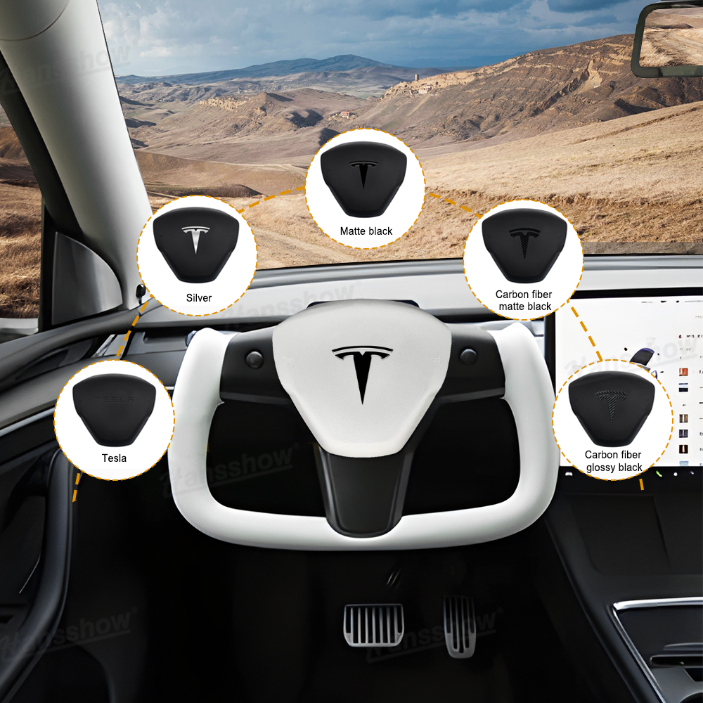 Tesla Model Y/3 Airbag Replacement Cover Custom front view