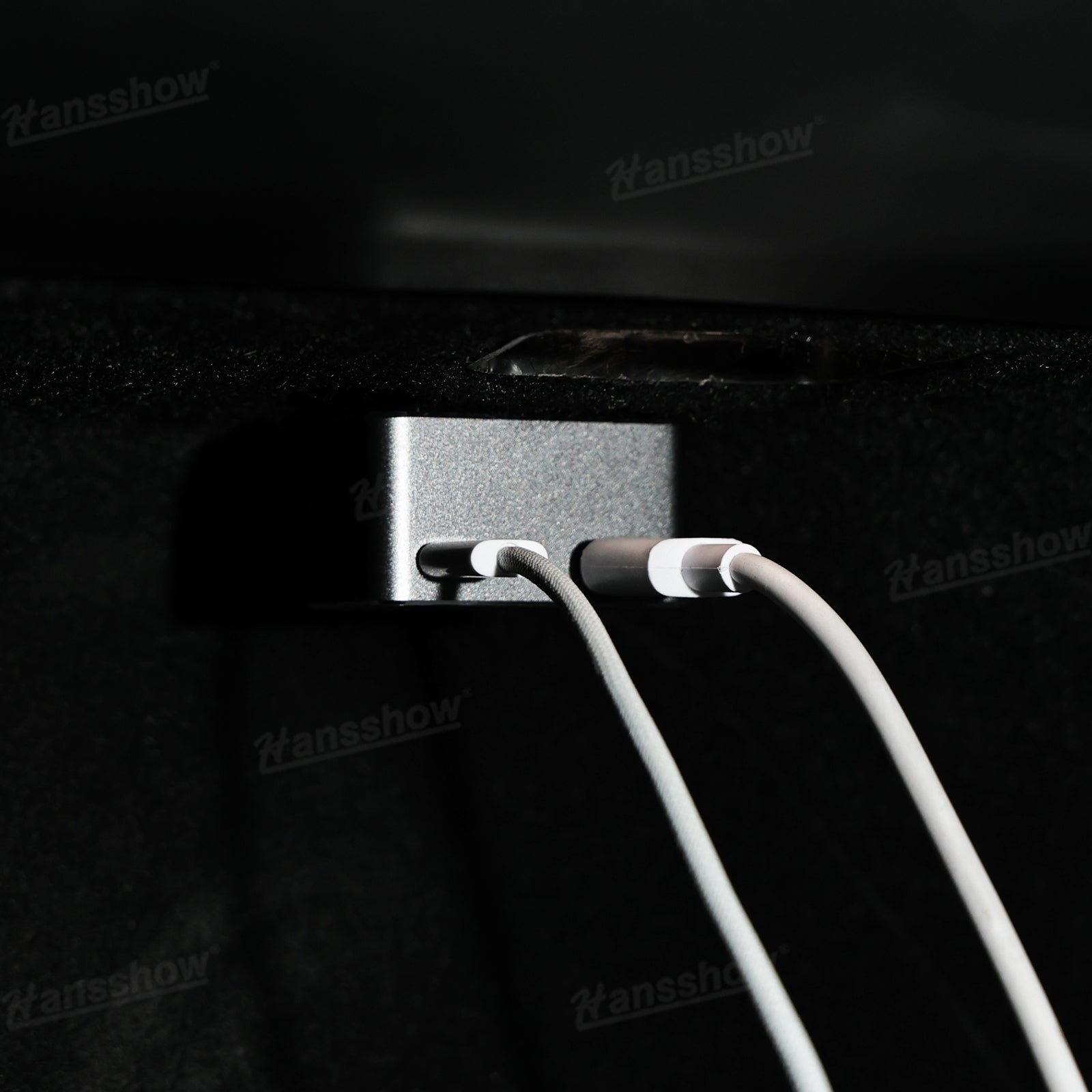Model Y Juniper OBD Hub Adapter in Tesla Model Y