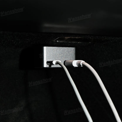 Model Y Juniper OBD Hub Adapter in Tesla Model Y