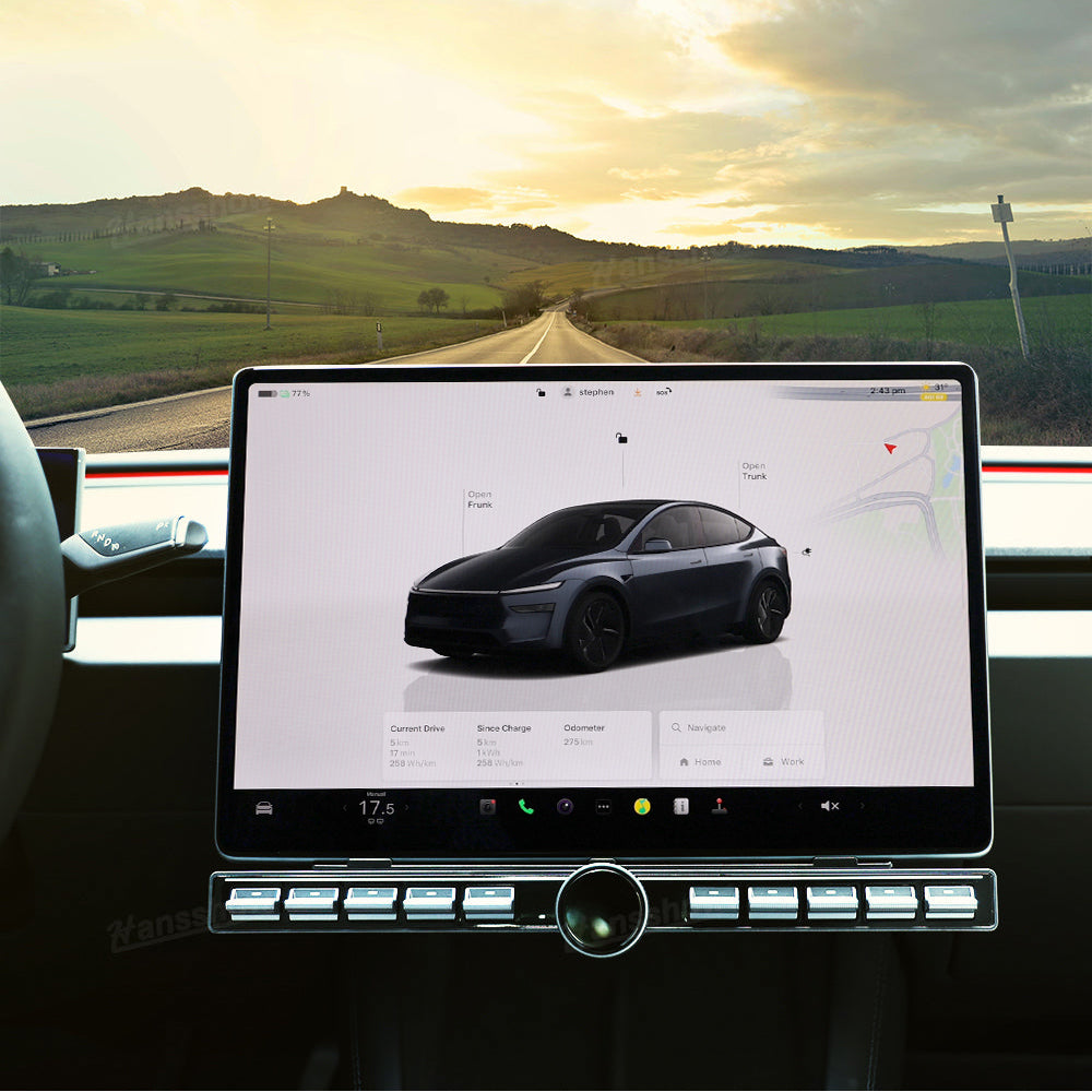Model Y Juniper Control Button easy access demonstration