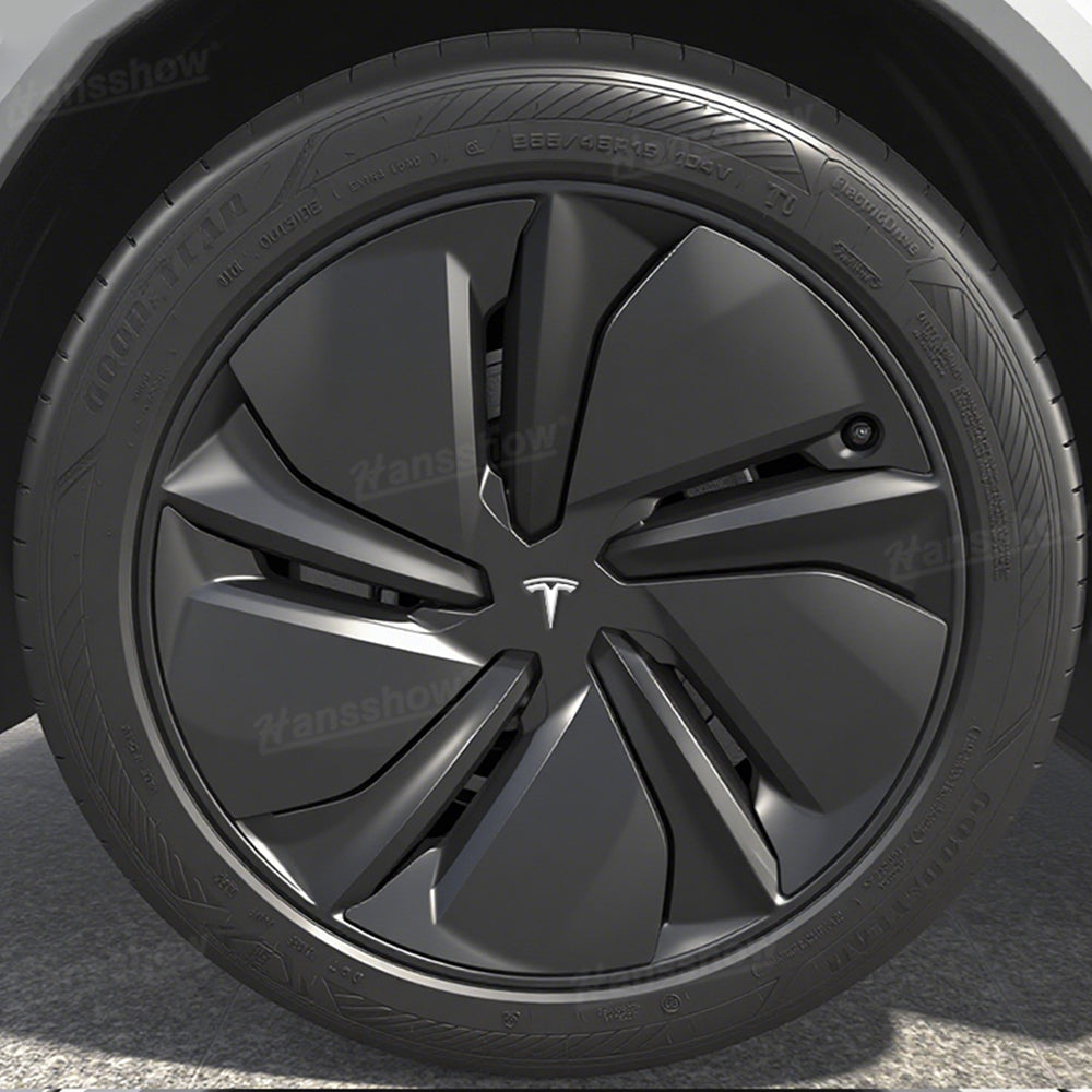 Model Y Juniper/3 Highland 3D Wheel Hub Center Cap Emblem on Tesla Model Y