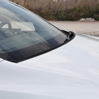 Model Y Juniper Hood Wind Deflector with premium sound system