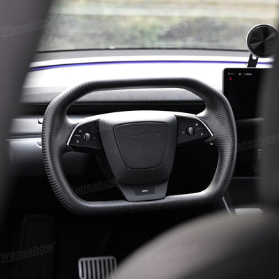 Model Y Juniper Steering Wheel Real Carbon Fiber CyberWheel 2.0 luxury upgrade