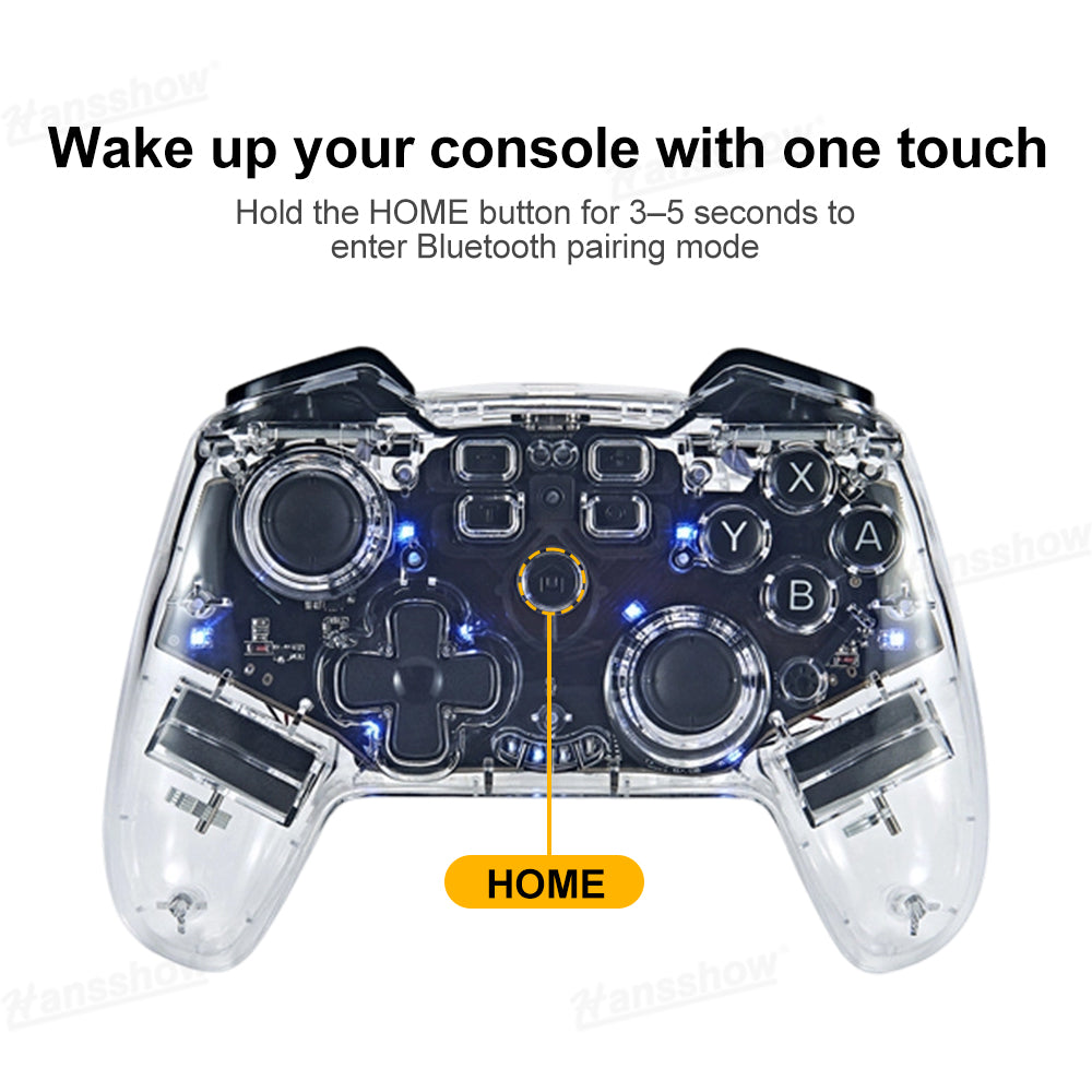 Wireless Game Controller with LED Ambient Lighting for Tesla Model Y - LED lighting in action