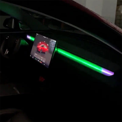Model Y Juniper Ambient Light 3.0 with factory integration view