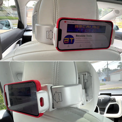 Multifunctional Headrest Adjustable Pillow for Tesla Model Y - adjustable height feature