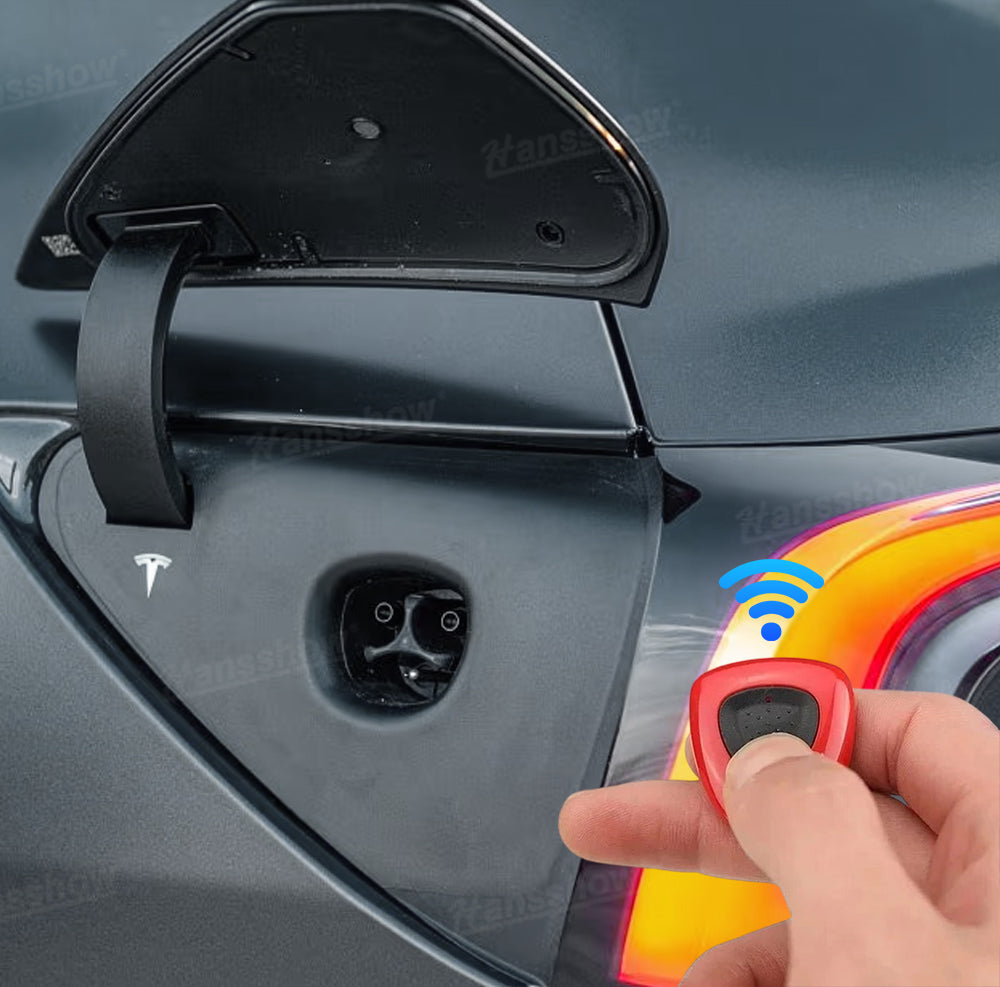 Charging Port Door Remote Control for Tesla Model Y - side angle