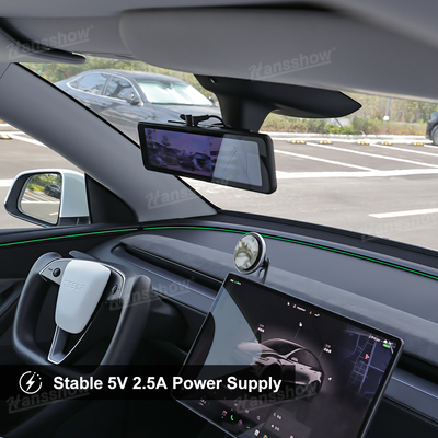 Model Y Juniper Rearview Mirror 10 Inch Dash Cam with 4K display