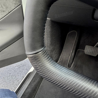 Model Y Juniper Yoke Steering Wheel in Tesla Model Y interior