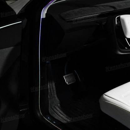Door LED Strip Lights for Tesla Model 3/3 Highland - Daytime View