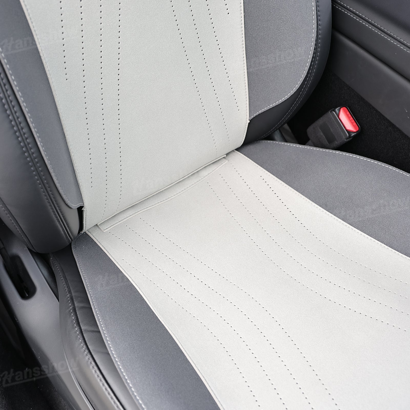 Alcantara Seat Cushion for Tesla Model Y & Model 3 driving comfort