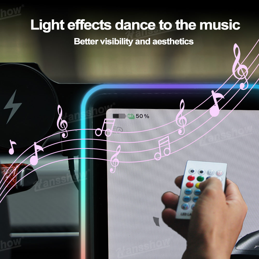Model 3/Y Screen Ambient Light with app control