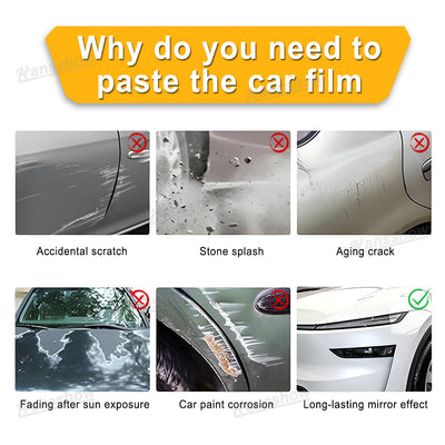 Model Y White PPF Full Body Protector installation process