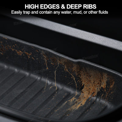 Model Y Juniper Floor Mats stain-resistant feature