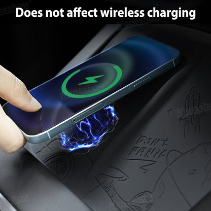 Model Y Juniper Wireless Charging Silicone Pad side angle
