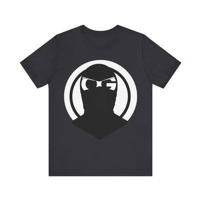 OG Logo Tee close-up of logo in black