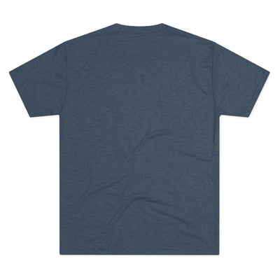 Funny Graphic Tee: Ya Too Close shoulder tape detail