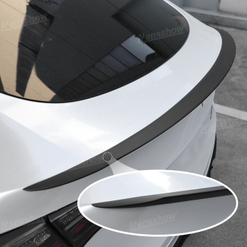 Juniper Carbon Fiber Tail Spoiler for Tesla Model Y - front view