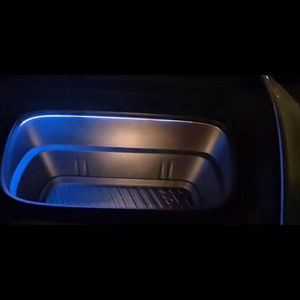Model Y Juniper Front Trunk LED Light Strip RGB for Tesla Ambient Lighting - Nighttime Illumination