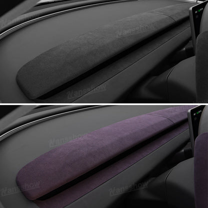 Model Y Juniper Interior Cover Trim Alcantara Upgrade Kit - dashboard integration