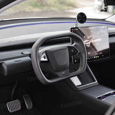 Model Y Juniper Steering Wheel Real Carbon Fiber CyberWheel 2.0 driving experience