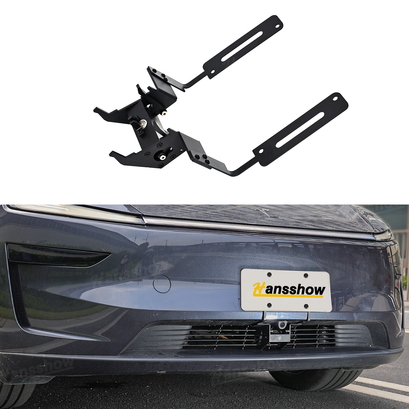 Model Y Juniper License Plate Frame front view