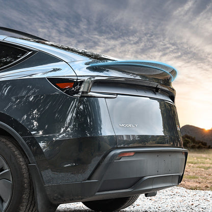 Model Y Juniper Spoiler Real Carbon Fiber Wing Rear Trunk Lip Lid - sporty appeal
