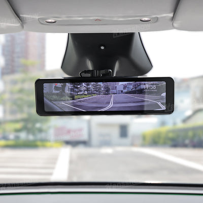 Model Y Juniper Rearview Mirror 10 Inch Dash Cam front view
