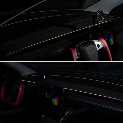 Streamer Ambient Light for Tesla Model Y & 3 LED technology