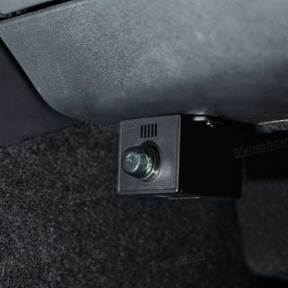 Interior view of Tesla Model Y with Smart Fragrance Diffuser