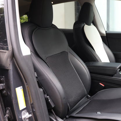 Model 3 & Y Cooling Seat Cover demonstrating comfort