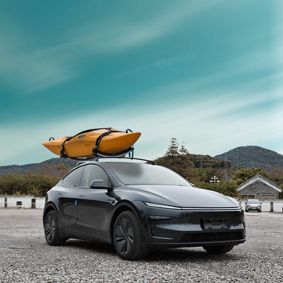 Model Y Juniper Roof Rack Crossbars for Tesla rear view