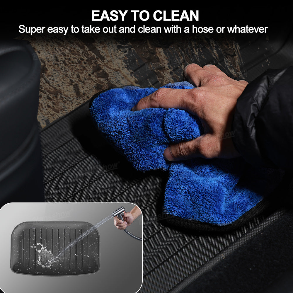 Model Y Juniper Floor Mats TPE Trunk Liners with seat back cover