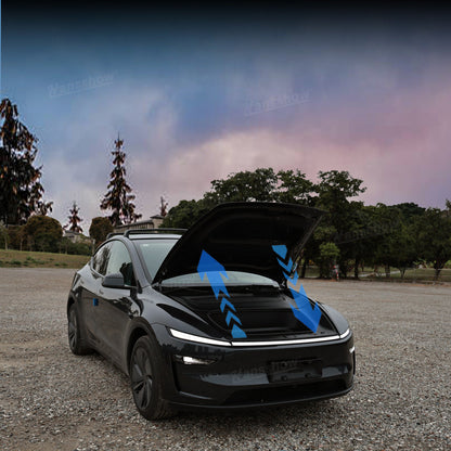 Model Y Juniper Power Frunk Kit in Tesla Model Y trunk