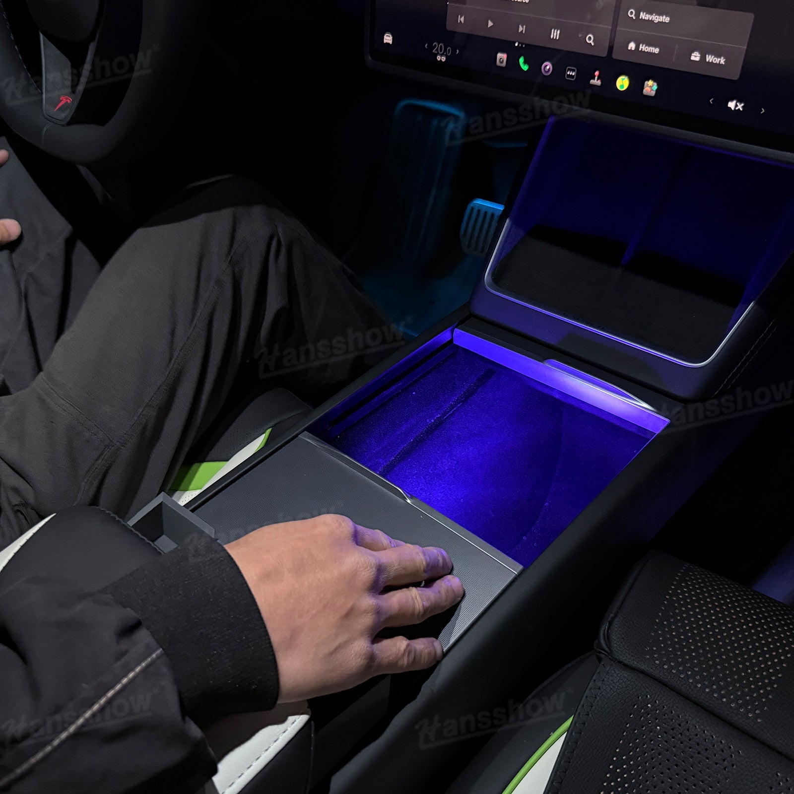 Ambient Lighting for Model Y/Y Juniper & Model 3/3 Highland with soft glow