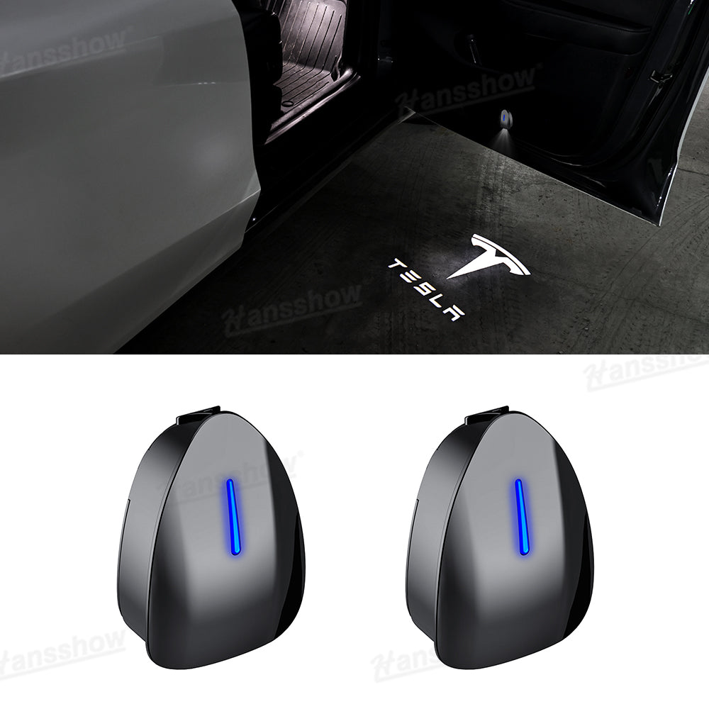 Welcome Door Projector Lights for Tesla Model Y - front view