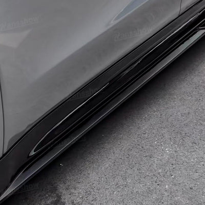 Model Y Juniper ABS Full Aero Body Kit Side Skirts installed on vehicle