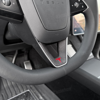 Model Y Juniper Alcantara Trim Cover highlighting premium material