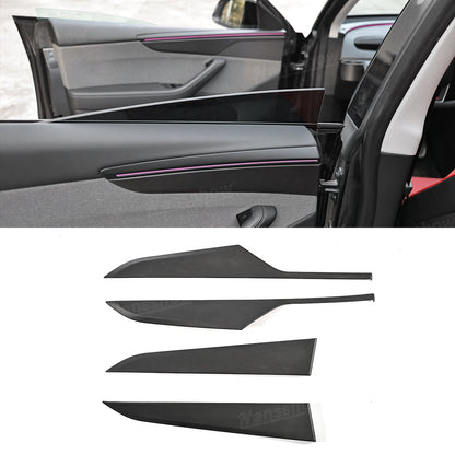 Model Y Juniper Real Carbon Fiber Cover Interior Set luxury finish