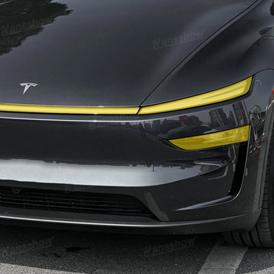 Model Y Juniper Headlight & Light Bar PPF Protective Color Film - texture detail