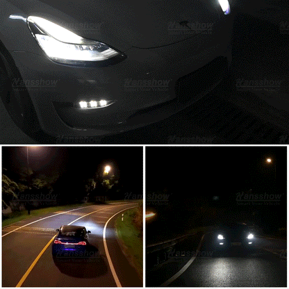Model Y/3 Front Fog Light LED with Turn Assist - close-up of LED