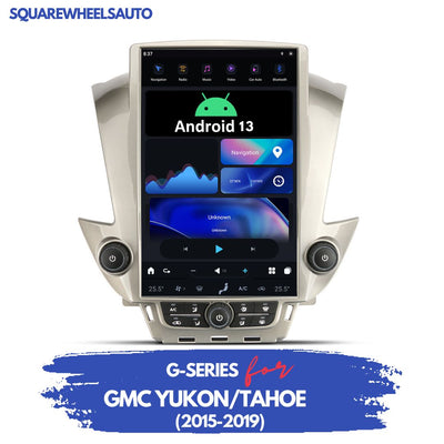G-Series Android head unit installed in GMC Yukon/Tahoe